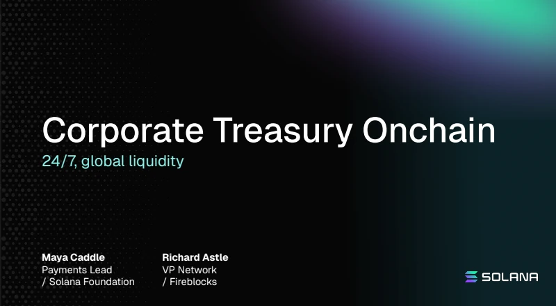 Webinar: Corporate Treasuries on Solana
